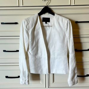 Banana republic white linen jacket 4P